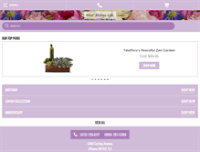 Tablet Screenshot of glasflorist.com